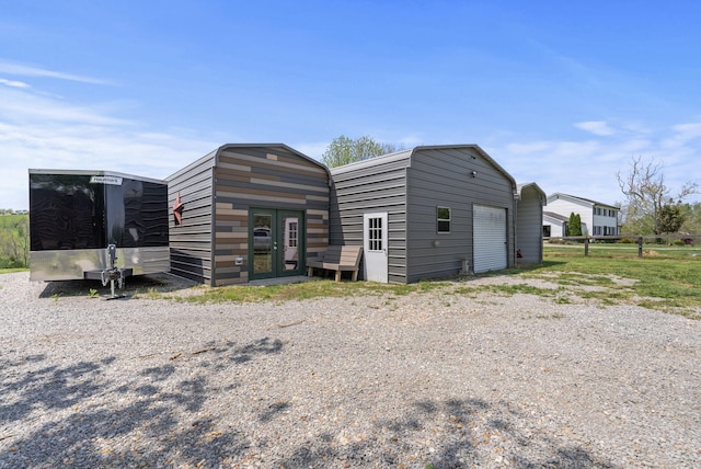 129 Adams Ln, Richmond, KY 40475 - view of outdoor structure with french doors