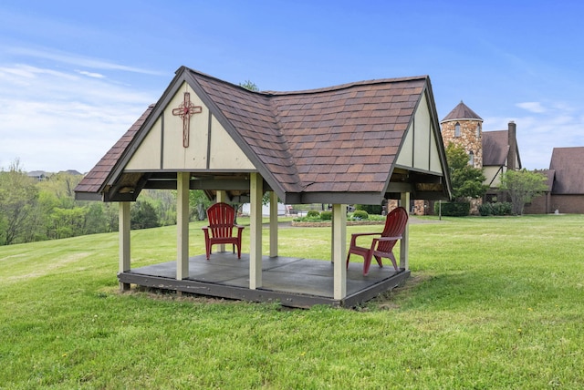129 Adams Ln, Richmond, KY 40475 - surrounding community with a gazebo and a lawn