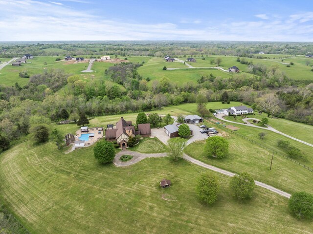 129 Adams Ln, Richmond, KY 40475 - aerial view with a rural view