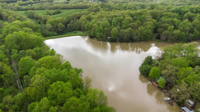17590 New Columbus Rd, Corinth, KY 41010 - aerial view with a forest view and a water view