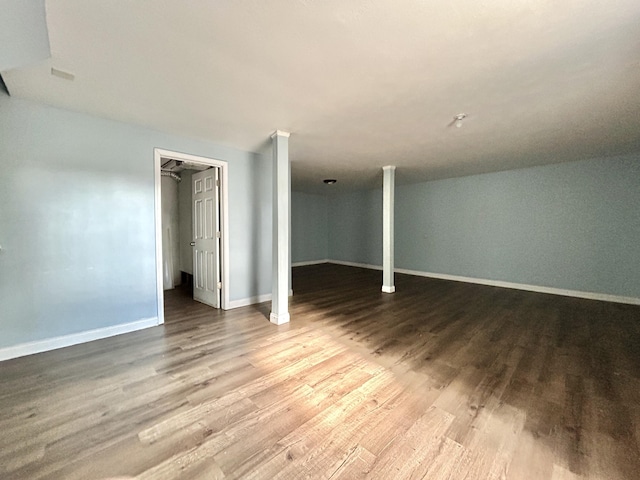 500 Meadowlark Dr, Somerset, KY 42503 - finished below grade area featuring baseboards and wood finished floors