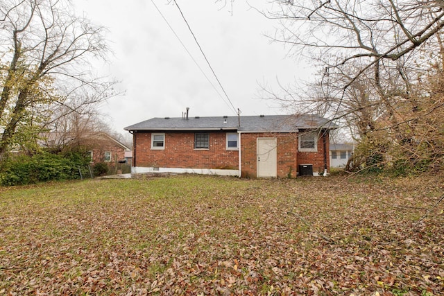 1732 Costigan Dr, Lexington, KY 40511 - back of house with central AC unit and brick siding