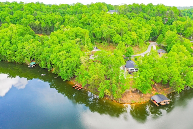 1117 Cliffs Edge Rd, East Bernstadt, KY 40729 - aerial view of a large body of water and a forest