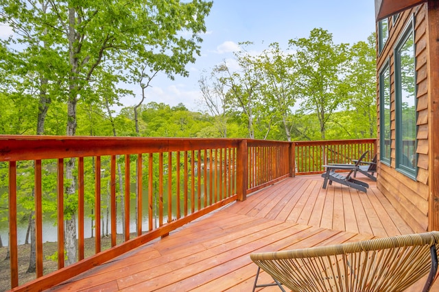 1117 Cliffs Edge Rd, East Bernstadt, KY 40729 - view of wooden deck