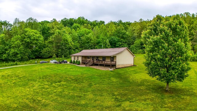 315 Sukey Hollow Rd, Williamsburg, KY 40769 - aerial view of property and surrounding area with a forest