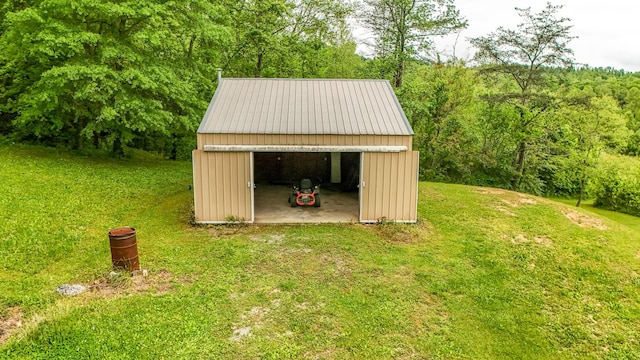 315 Sukey Hollow Rd, Williamsburg, KY 40769 - view of outbuilding featuring an outbuilding and a view of trees