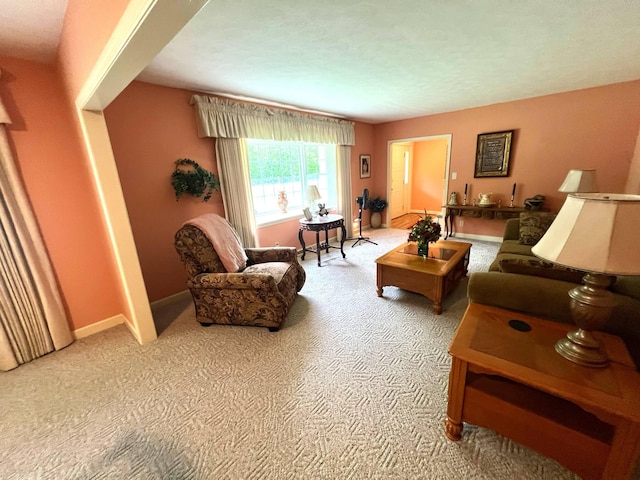 4758 Cloverlick Rd, Cumberland, KY 40823 - living room with carpet floors and baseboards