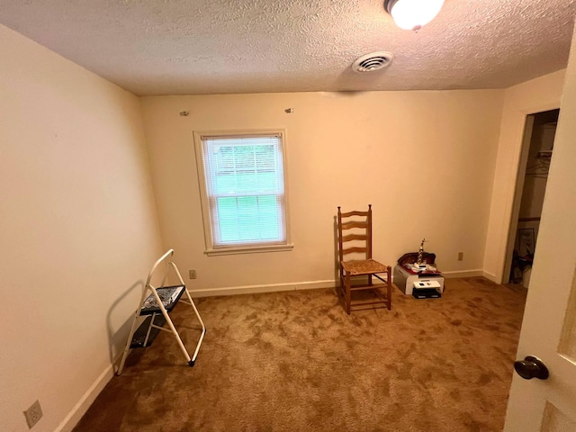 4758 Cloverlick Rd, Cumberland, KY 40823 - misc room with a textured ceiling, carpet floors, and baseboards