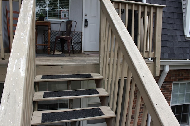 view of staircase
