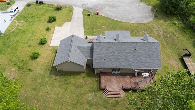 aerial view of property and surrounding area