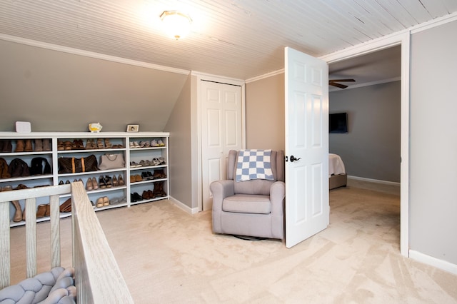 3476 Grasmere Dr, Lexington, KY 40503 - sitting room featuring light colored carpet and baseboards