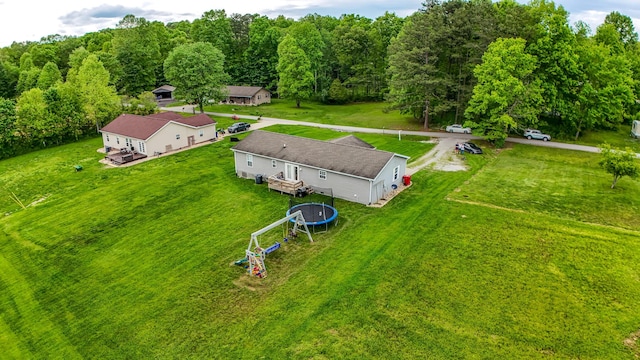 view from above of property