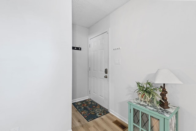 129 Bay Hill Dr, Winchester, KY 40391 - entryway with light wood finished floors, baseboards, and a textured ceiling