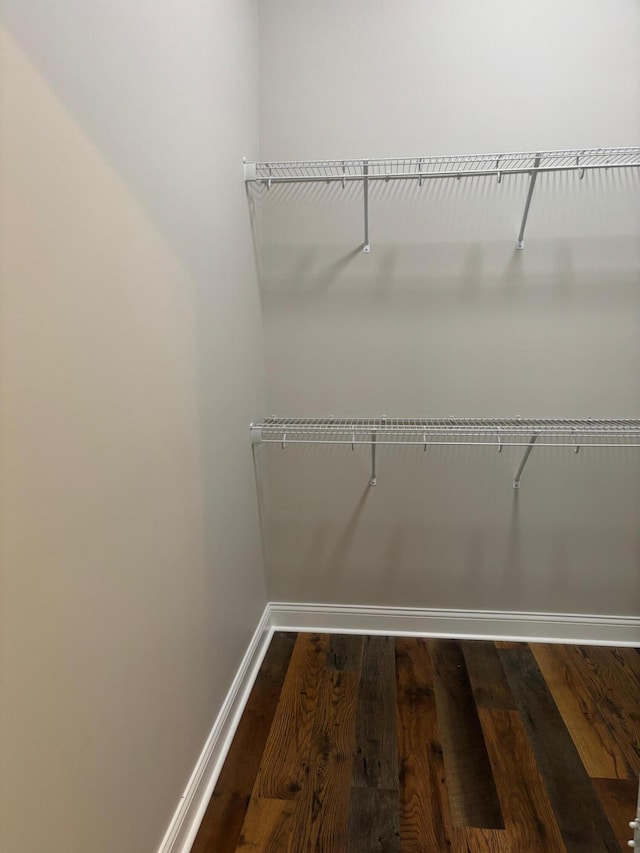 875 Ridgeview Dr, Frankfort, KY 40601 - walk in closet featuring dark wood finished floors
