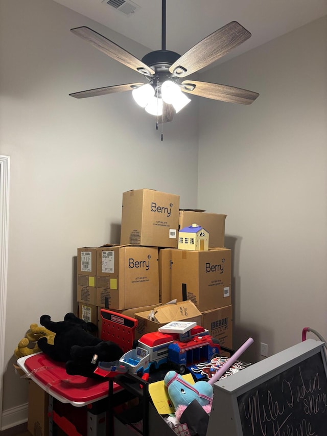 875 Ridgeview Dr, Frankfort, KY 40601 - storage room with ceiling fan
