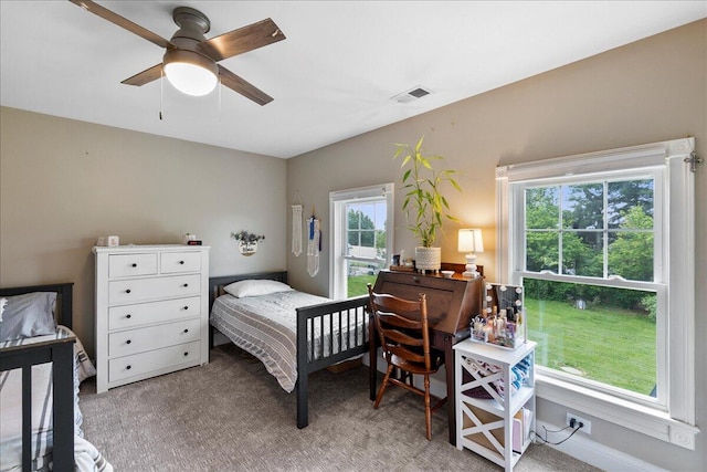 1183 The Ridings, Winchester, KY 40391 - bedroom with light carpet and ceiling fan