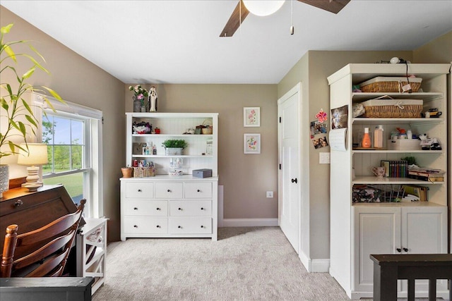 1183 The Ridings, Winchester, KY 40391 - bedroom featuring carpet floors, baseboards, and ceiling fan