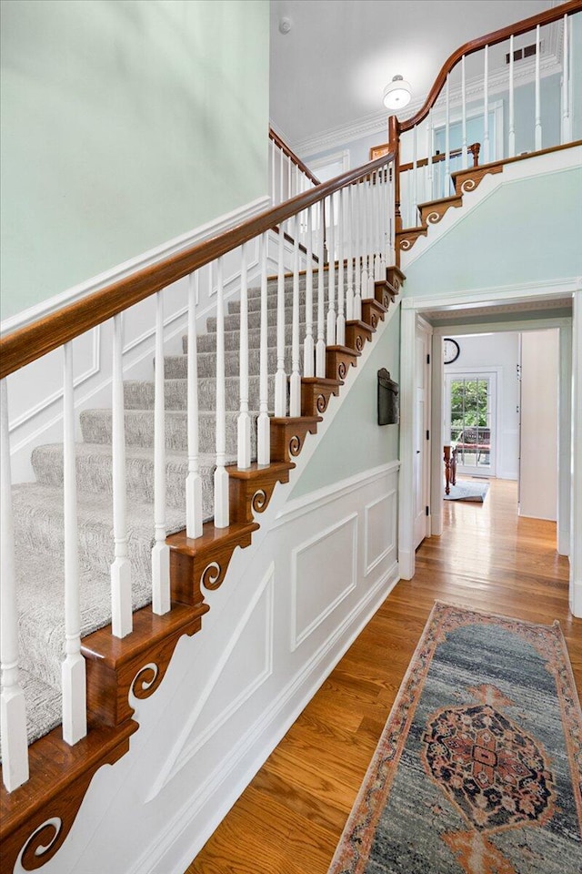 1183 The Ridings, Winchester, KY 40391 - stairs with wood finished floors and a high ceiling