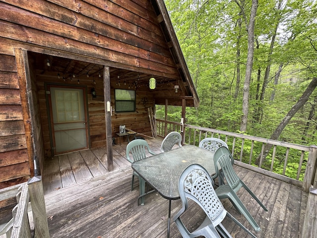 100 Buck Dr, Wellington, KY 40387 - view of wooden deck