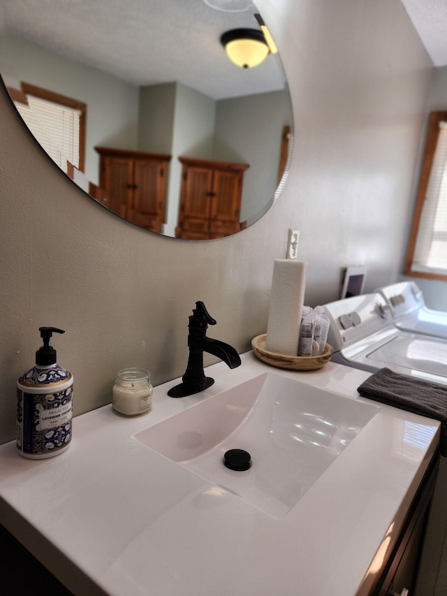 42 Alley Rd, Wellington, KY 40387 - bathroom view of independent washer and dryer and vanity