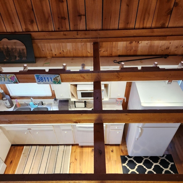 42 Alley Rd, Wellington, KY 40387 - detailed view of a sink and wood finished floors
