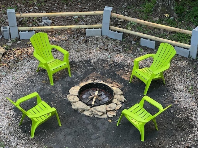 42 Alley Rd, Wellington, KY 40387 - exterior view of a fire pit