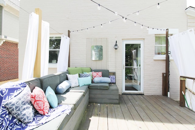 50 Sterling Ave, Fort Thomas, KY 41075 - wooden terrace with an outdoor living space