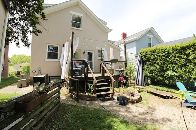 50 Sterling Ave, Fort Thomas, KY 41075 - back of house featuring a deck and cooling unit