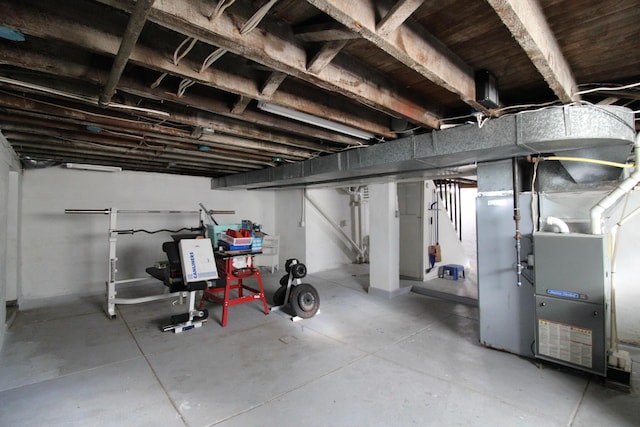 50 Sterling Ave, Fort Thomas, KY 41075 - unfinished basement with heating unit
