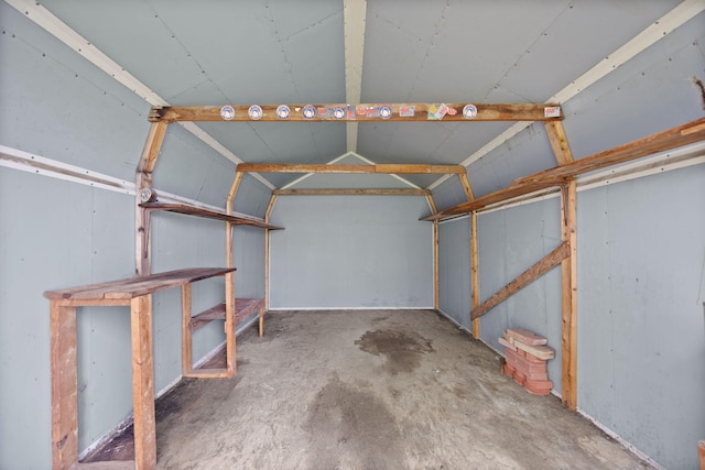 view of storage