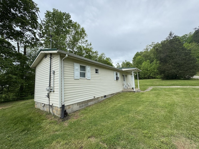 357 Powell Rd, Clay City, KY 40312 - view of side of property with a yard