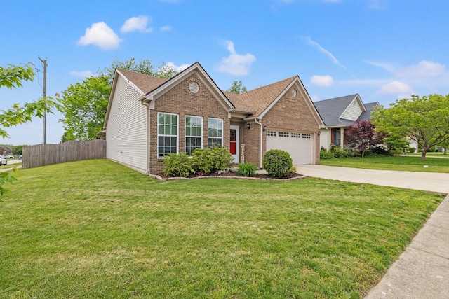 157 Cross Park Dr, Georgetown, KY 40324 - view of front of home with brick siding, driveway, an attached garage, and a shingled roof