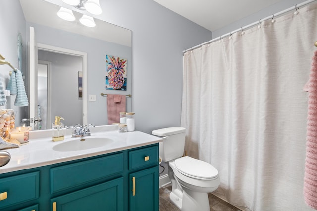 157 Cross Park Dr, Georgetown, KY 40324 - full bathroom featuring toilet, vanity, and tile patterned flooring