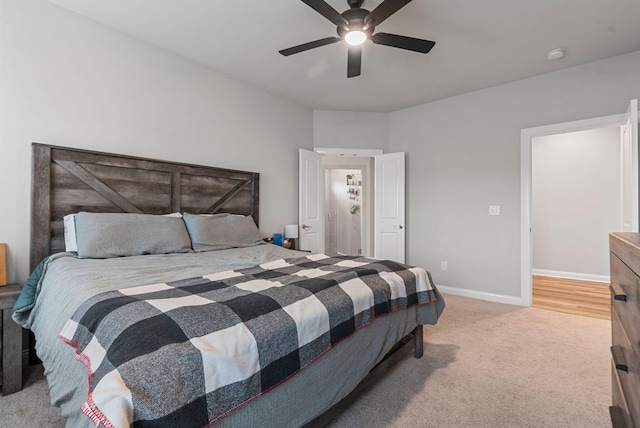 3008 Locust Blossom Cv, Lexington, KY 40511 - carpeted bedroom with baseboards and a ceiling fan