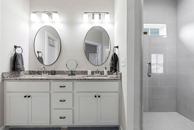 3008 Locust Blossom Cv, Lexington, KY 40511 - bathroom with a stall shower and double vanity
