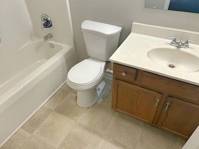 1204 Red Stone Dr, Lexington, KY 40509 - full bathroom with toilet, vanity, and  shower combination