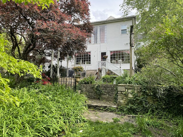 218 W Campbell St, Frankfort, KY 40601 - view of rear view of property