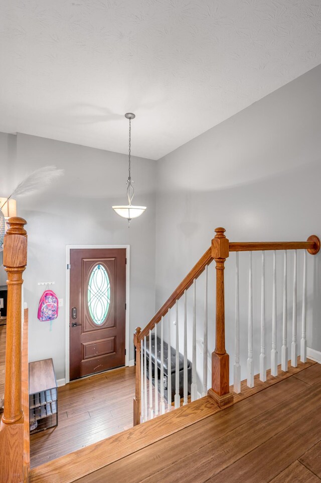 501 Ashley Ct, Berea, KY 40403 - foyer entrance with hardwood / wood-style flooring and baseboards