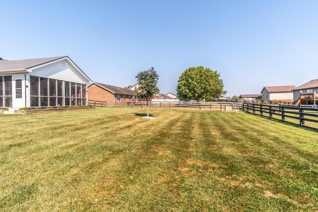 129 General Cleburne Dr, Richmond, KY 40475 - view of yard featuring a sunroom