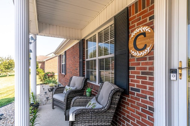 129 General Cleburne Dr, Richmond, KY 40475 - view of patio featuring a porch