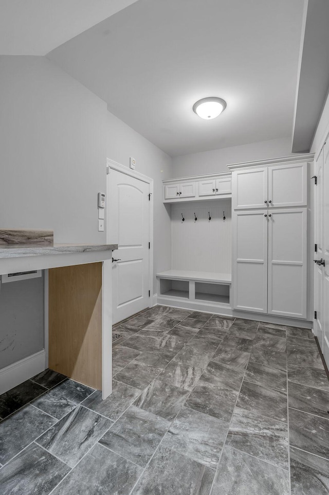 mudroom featuring baseboards