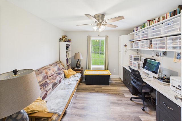 663 John R Jones Rd, London, KY 40741 - office space featuring light wood-type flooring and a ceiling fan