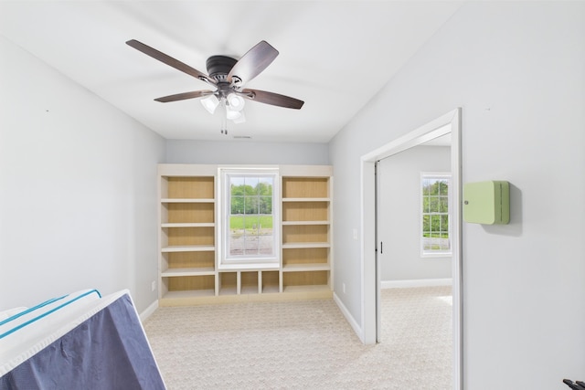 663 John R Jones Rd, London, KY 40741 - unfurnished bedroom with carpet floors, baseboards, and ceiling fan