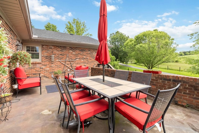 429 Old Danville Rd, Lancaster, KY 40444 - view of patio featuring outdoor dining area