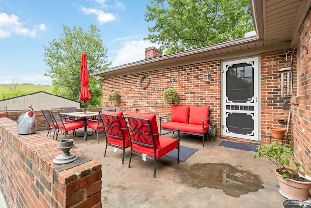 429 Old Danville Rd, Lancaster, KY 40444 - view of patio / terrace with an outdoor hangout area and outdoor dining area