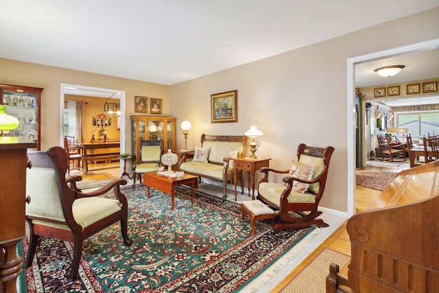 429 Old Danville Rd, Lancaster, KY 40444 - living room with wood finished floors and baseboards