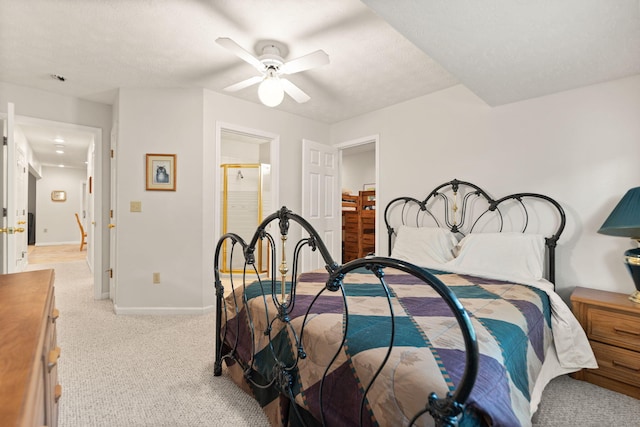 18-2 Woodson Bend Resort, Bronston, KY 42518 - bedroom with light carpet, baseboards, and a ceiling fan
