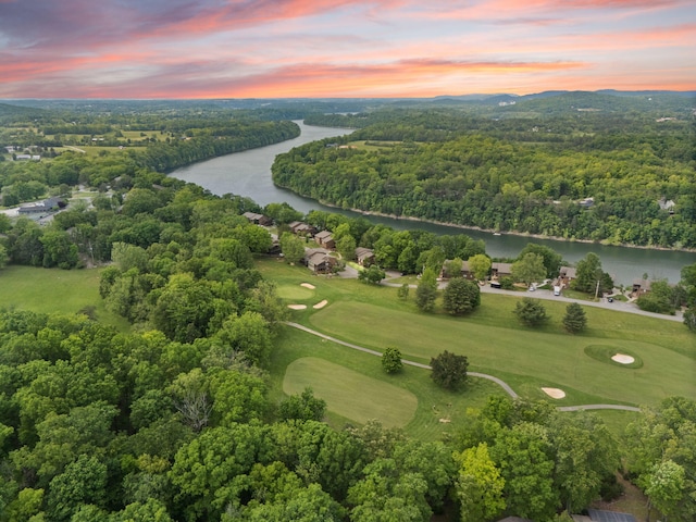 18-2 Woodson Bend Resort, Bronston, KY 42518 - view of property location featuring a nearby body of water, a local golf course, and a heavily wooded area