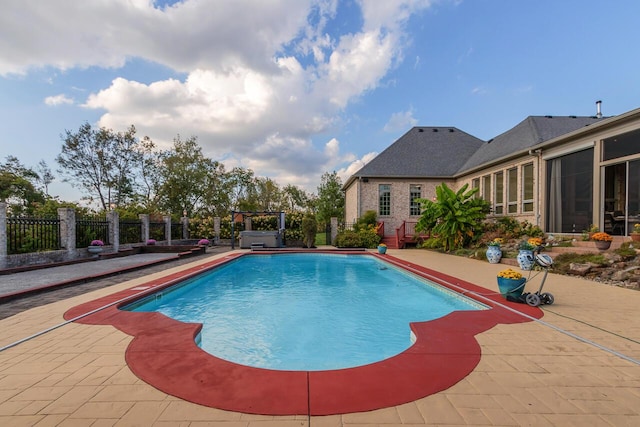 150 Old Woods Dr, Nicholasville, KY 40356 - view of swimming pool with fence and a patio area