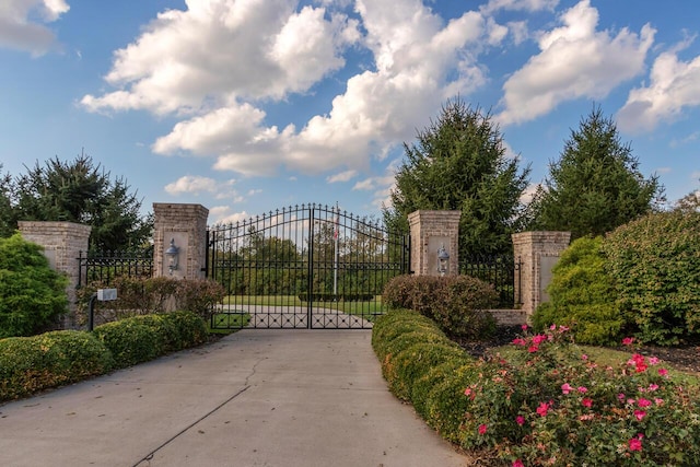 150 Old Woods Dr, Nicholasville, KY 40356 - gate with fence